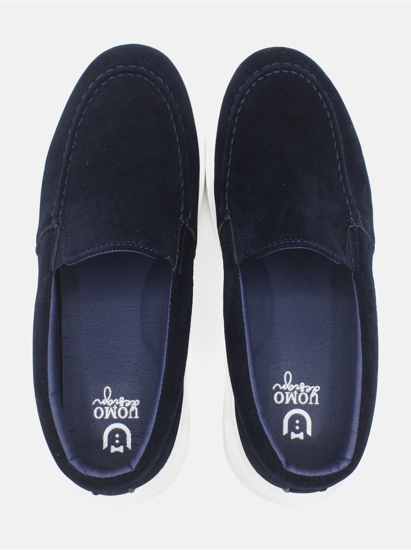 Mocassins à enfiler Bleu foncé - Kiabi
