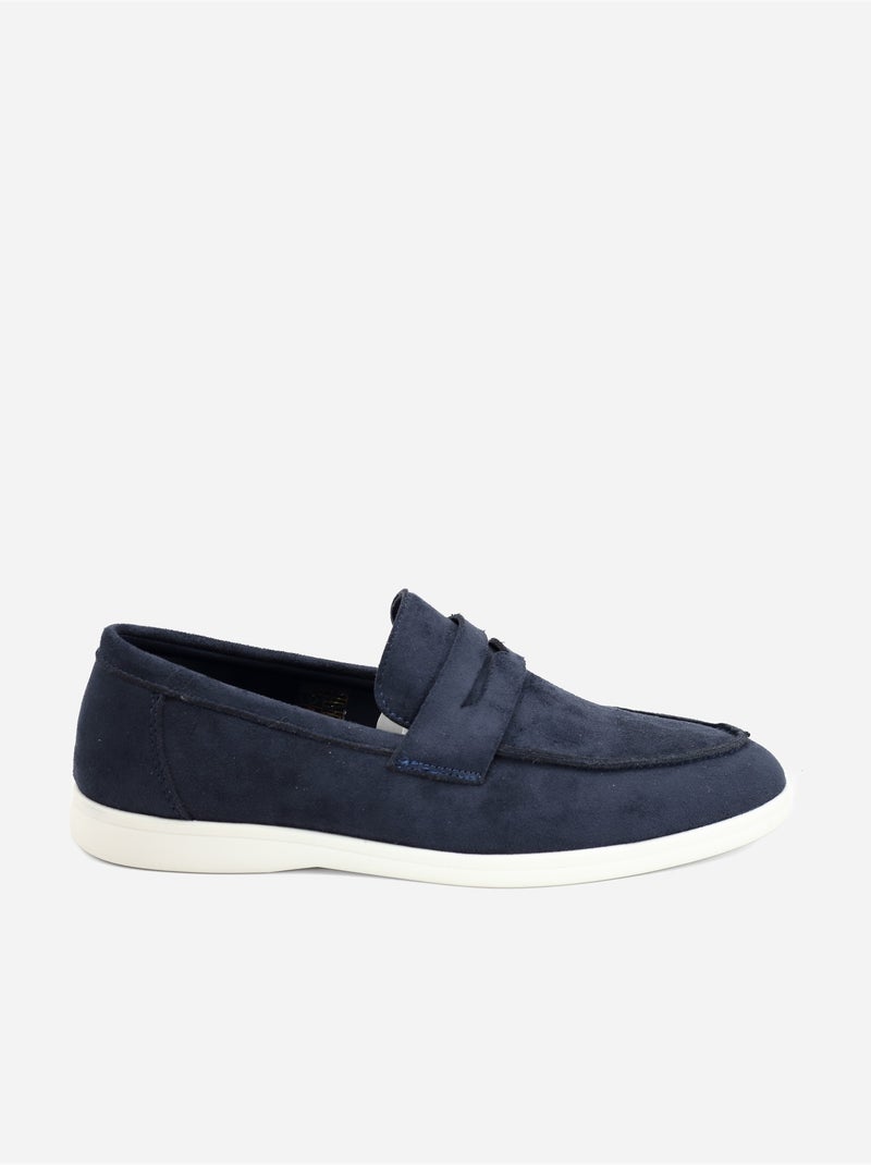 Mocassins à enfiler Bleu foncé - Kiabi
