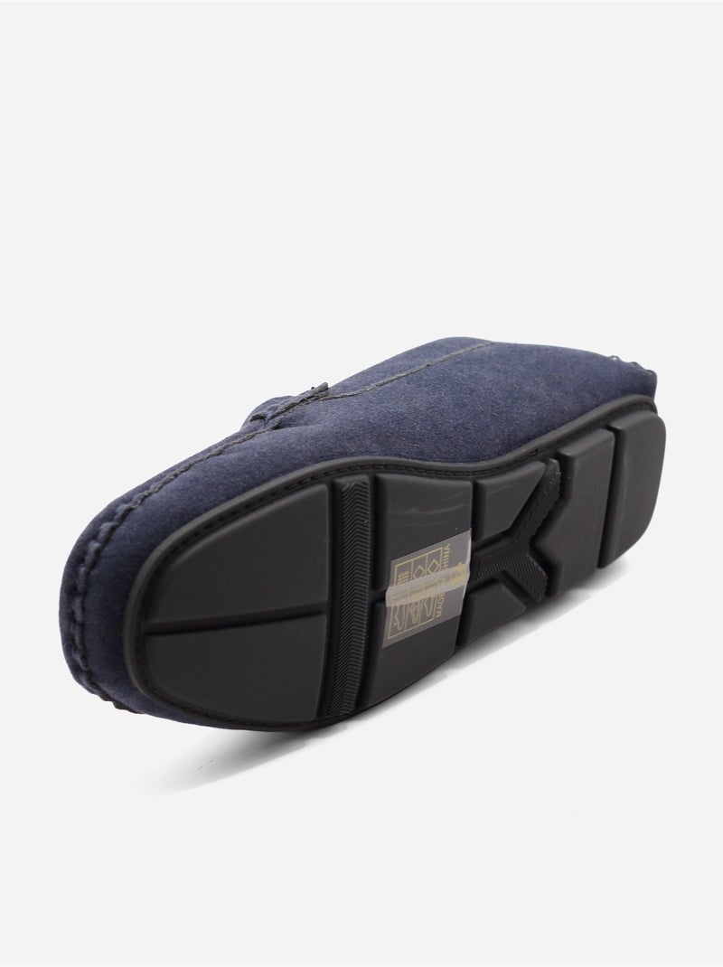 Mocassins à enfiler Bleu foncé - Kiabi
