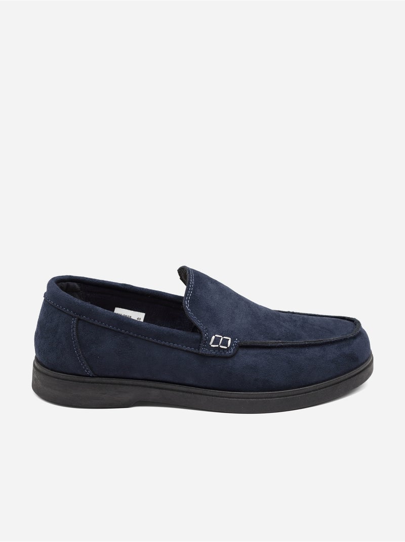 Mocassins à enfiler Bleu foncé - Kiabi