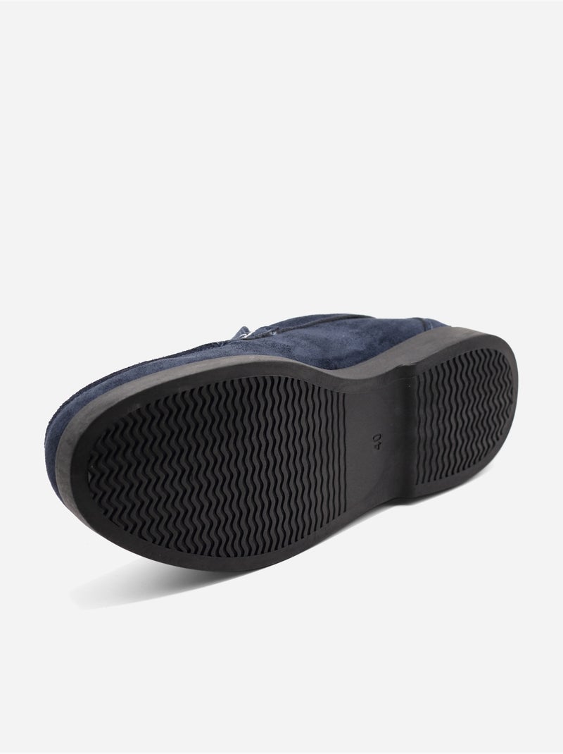 Mocassins à enfiler Bleu foncé - Kiabi