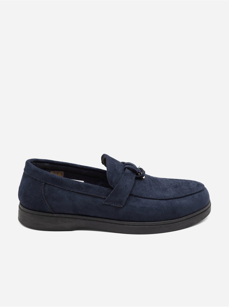 Mocassins à enfiler Bleu foncé - Kiabi