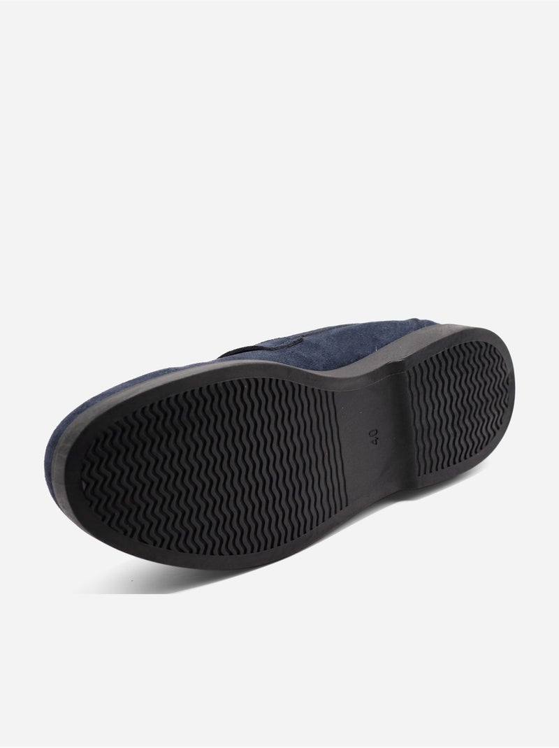 Mocassins à enfiler Bleu foncé - Kiabi