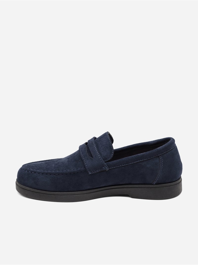 Mocassins à enfiler Bleu foncé - Kiabi