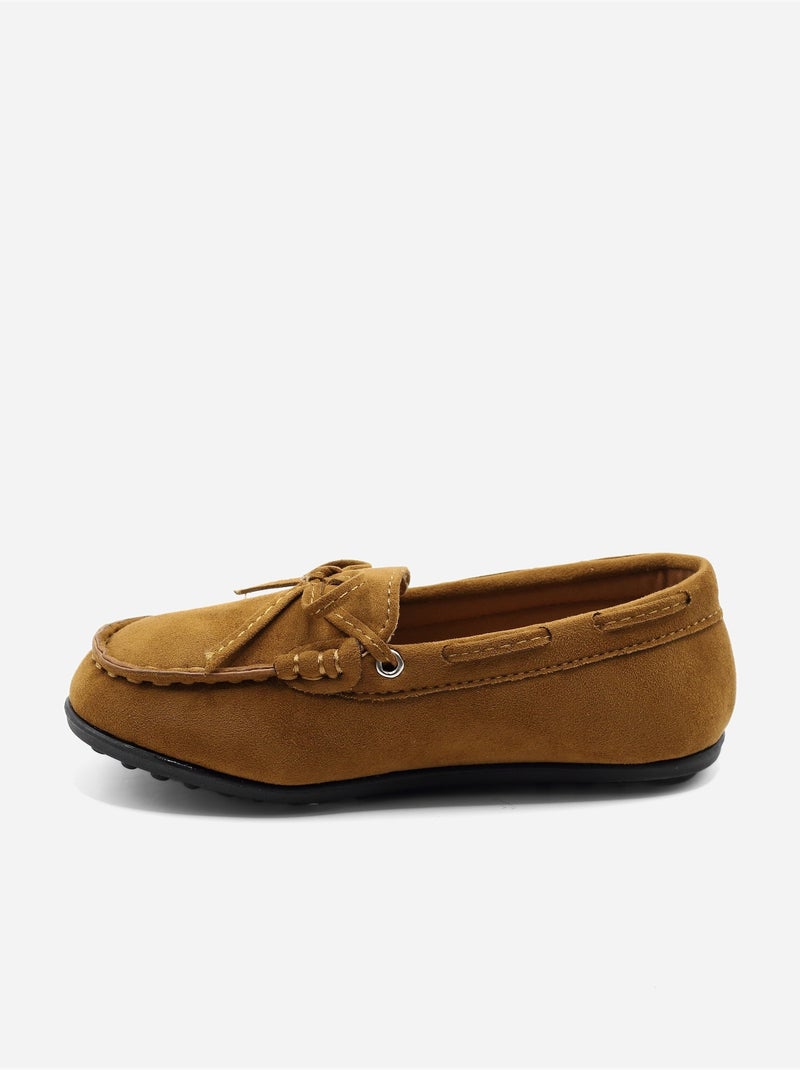 Mocassins à enfiler Camel - Kiabi