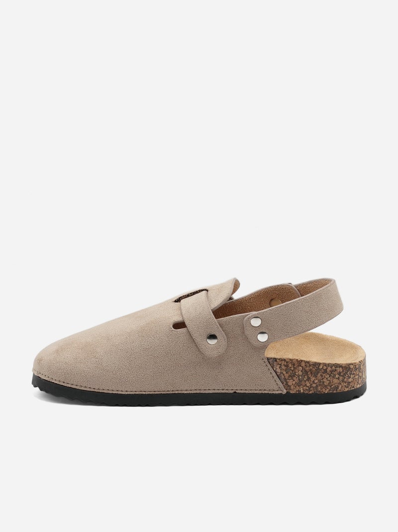 Mocassins à enfiler Kaki - Kiabi