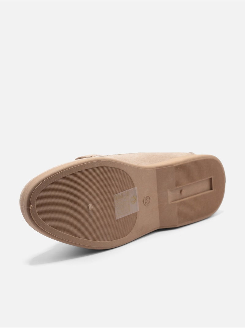 Mocassins à enfiler Kaki - Kiabi