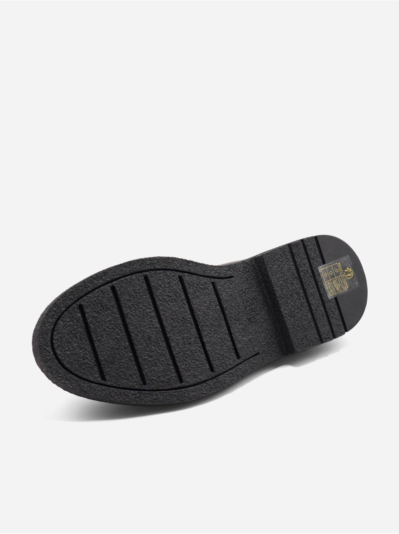 Mocassins à enfiler Marron foncé - Kiabi