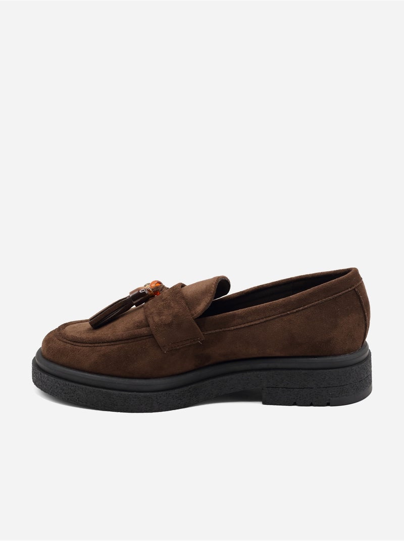 Mocassins à enfiler Marron - Kiabi