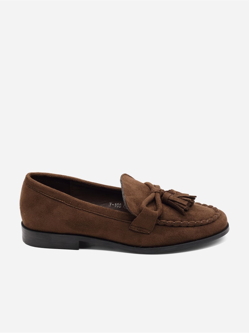 Mocassins à enfiler Marron - Kiabi