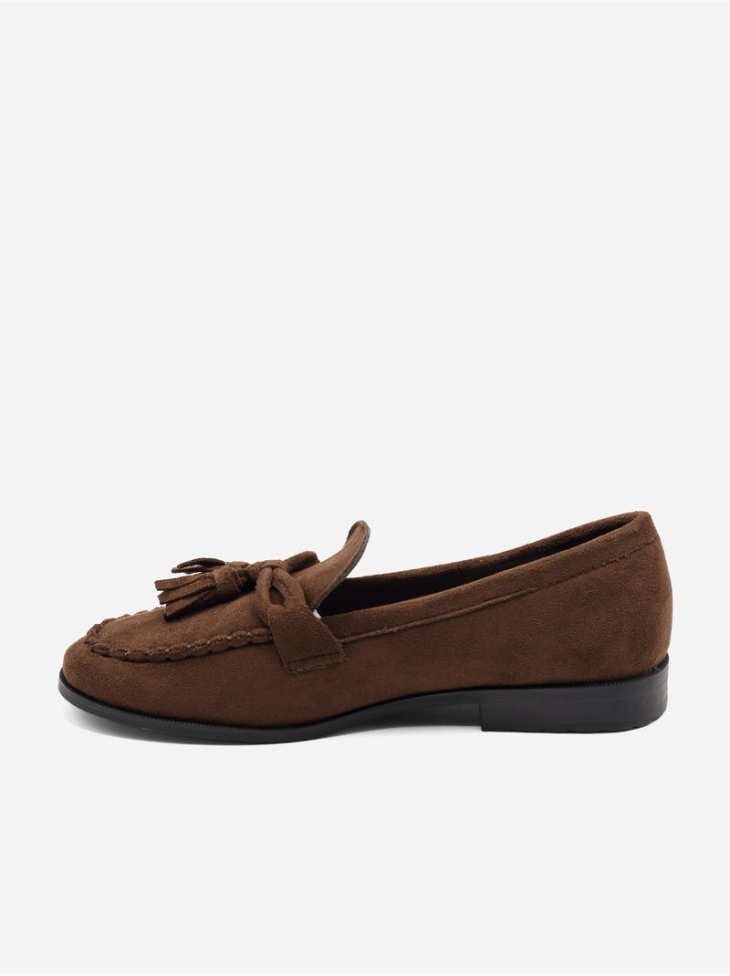 Mocassins à enfiler Marron - Kiabi
