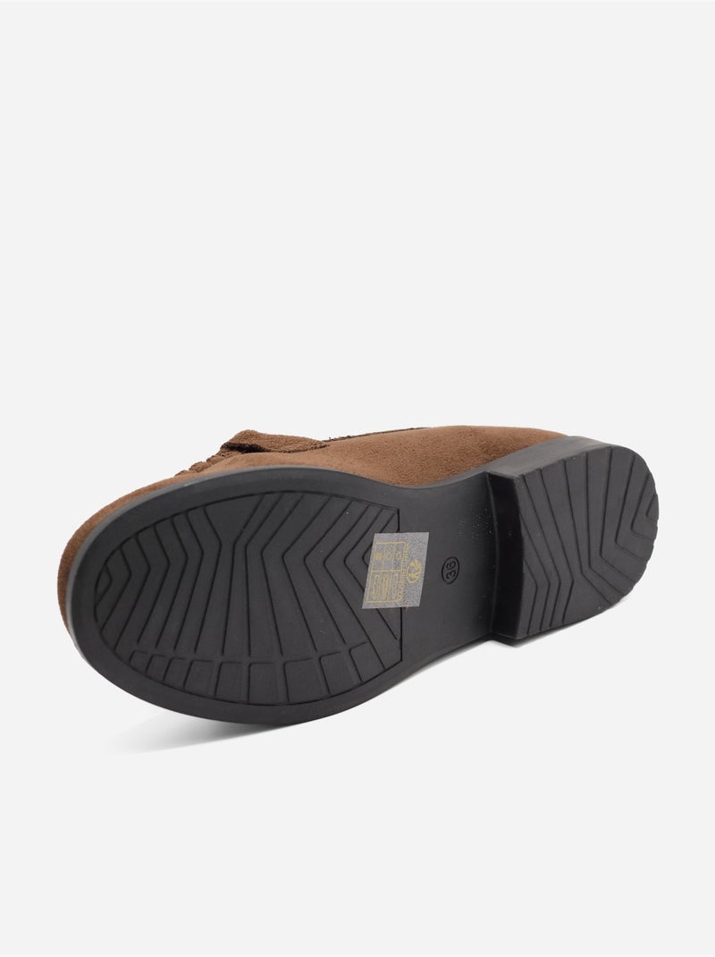 Mocassins à enfiler Marron - Kiabi