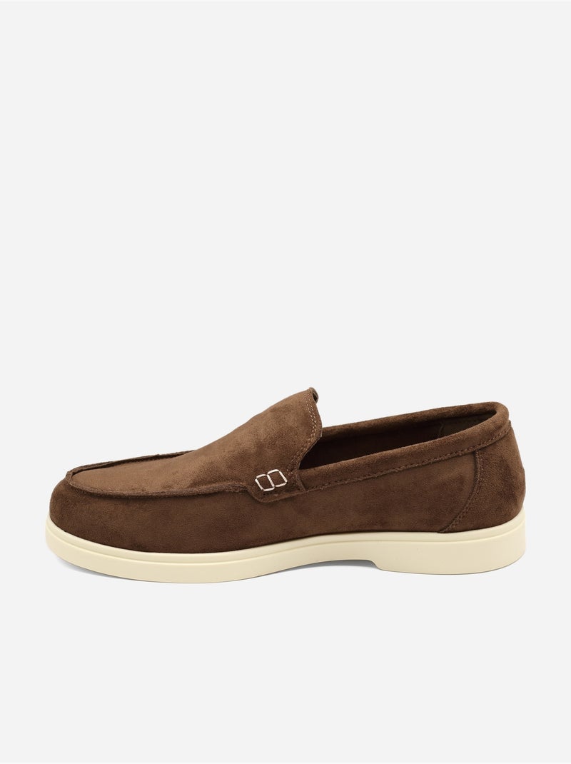 Mocassins à enfiler Marron - Kiabi