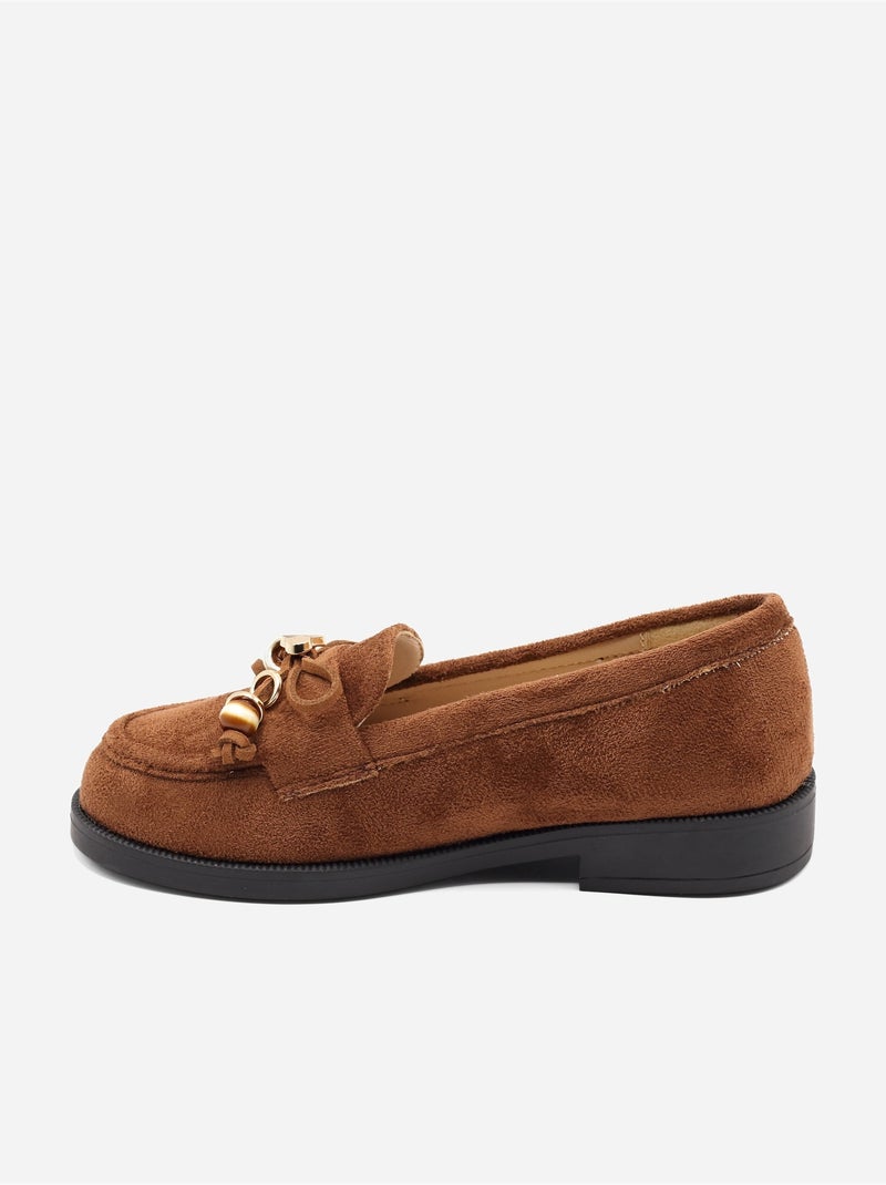 Mocassins à enfiler Marron - Kiabi