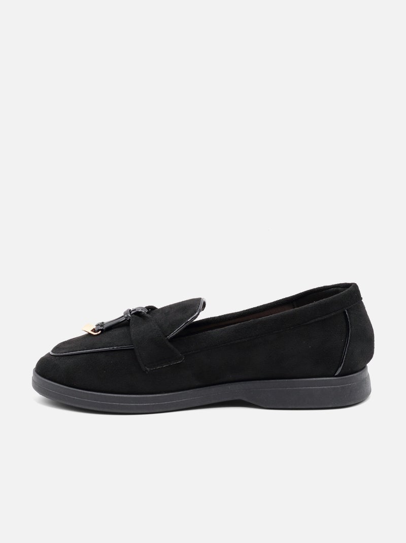 Mocassins à enfiler Noir - Kiabi