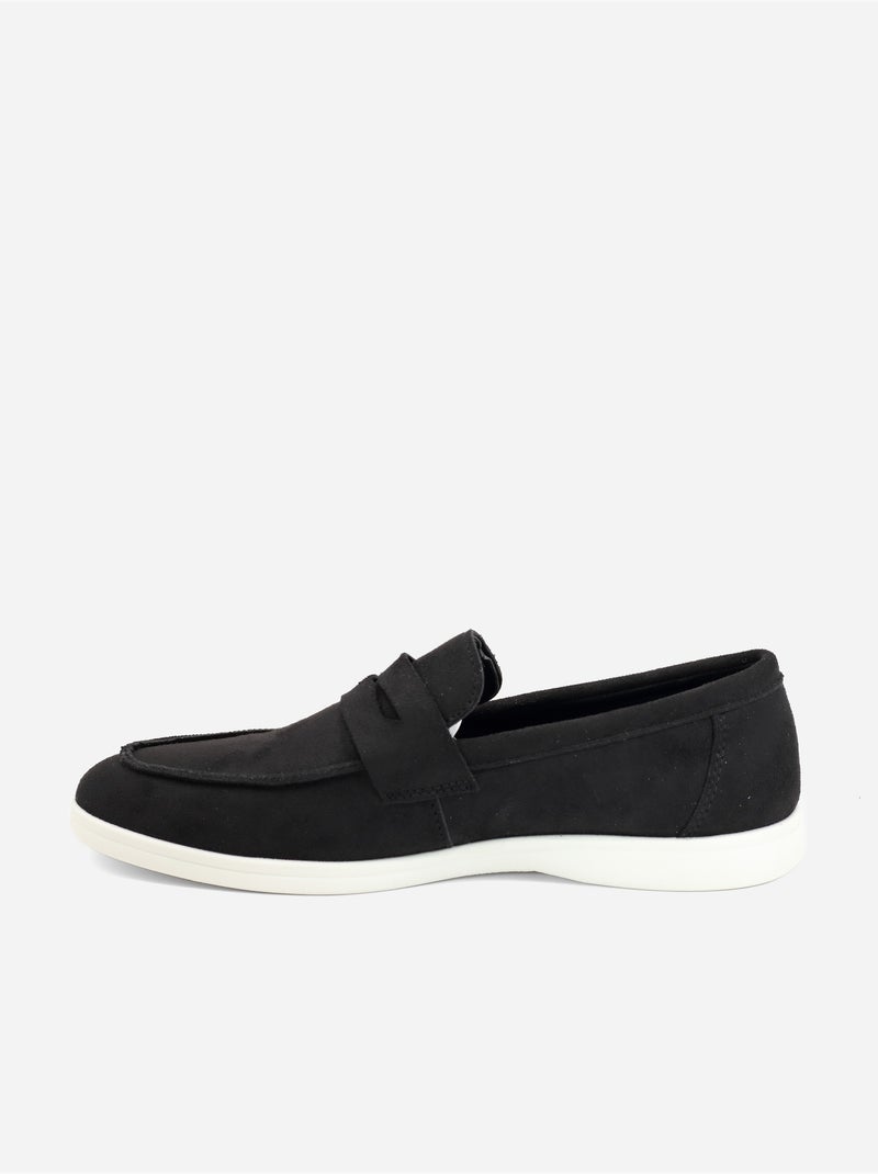 Mocassins à enfiler Noir - Kiabi
