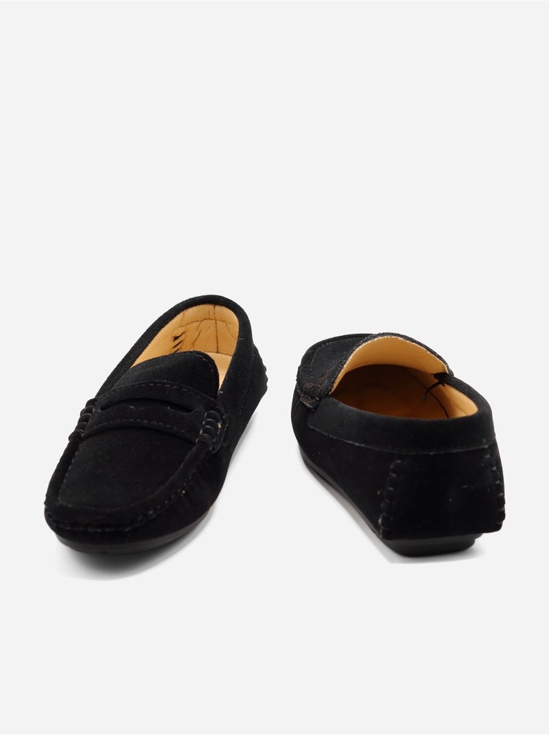 Mocassins à enfiler Noir - Kiabi