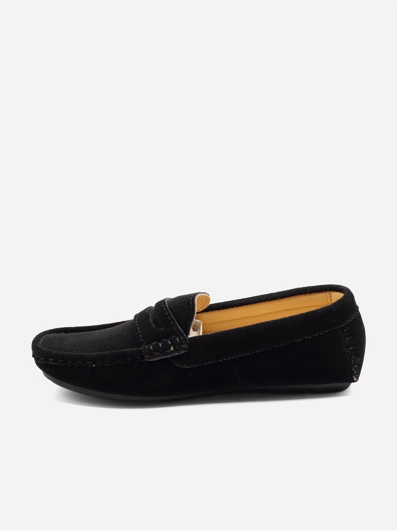 Mocassins à enfiler Noir - Kiabi
