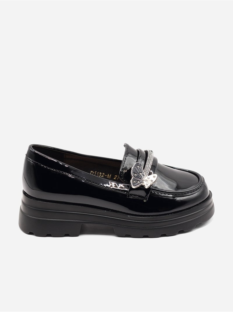 Mocassins à enfiler Noir - Kiabi