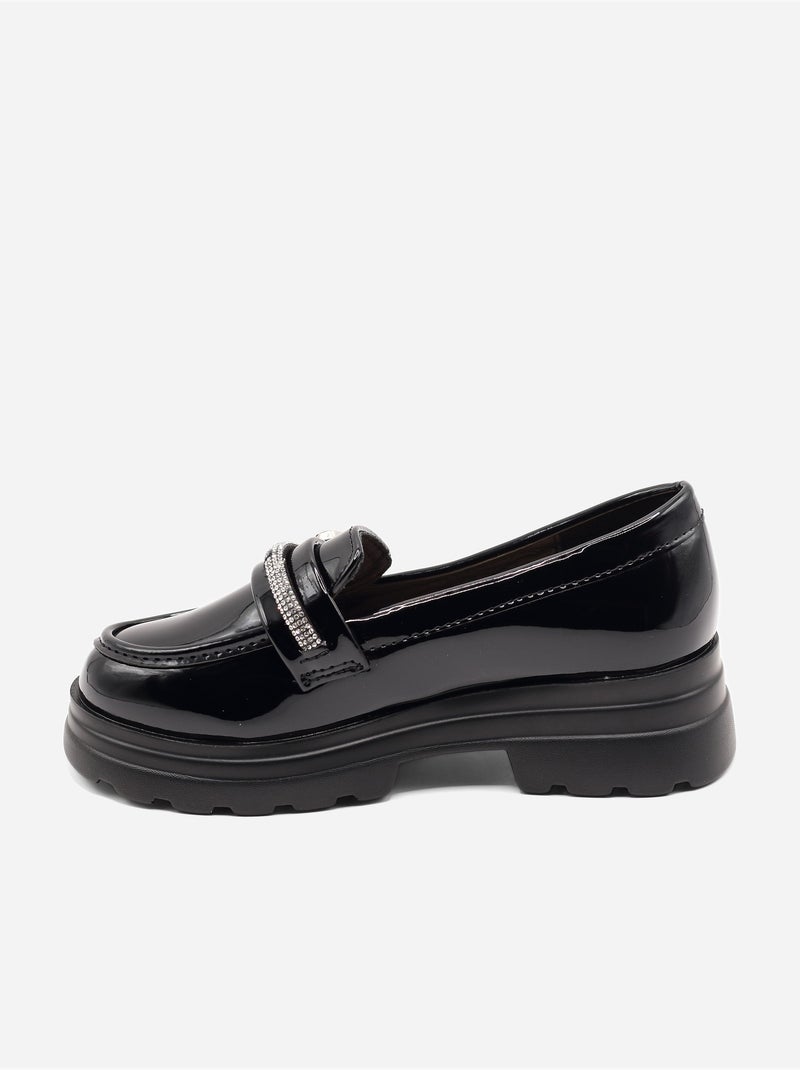Mocassins à enfiler Noir - Kiabi