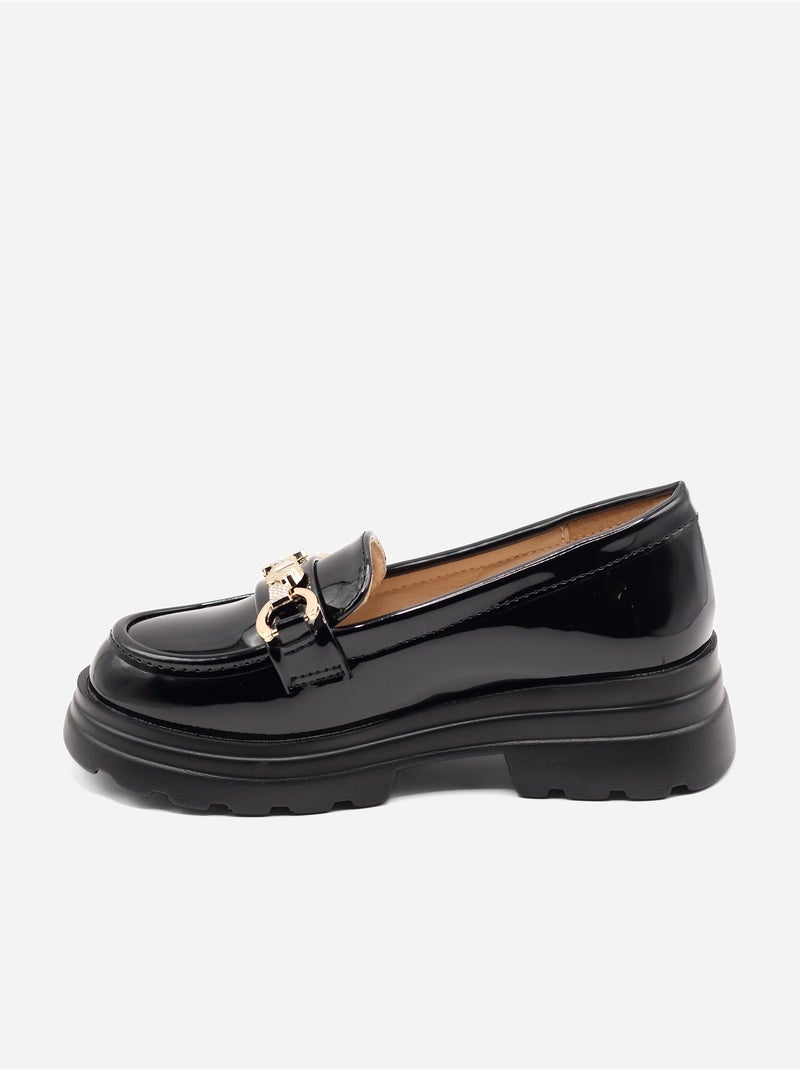 Mocassins à enfiler Noir - Kiabi