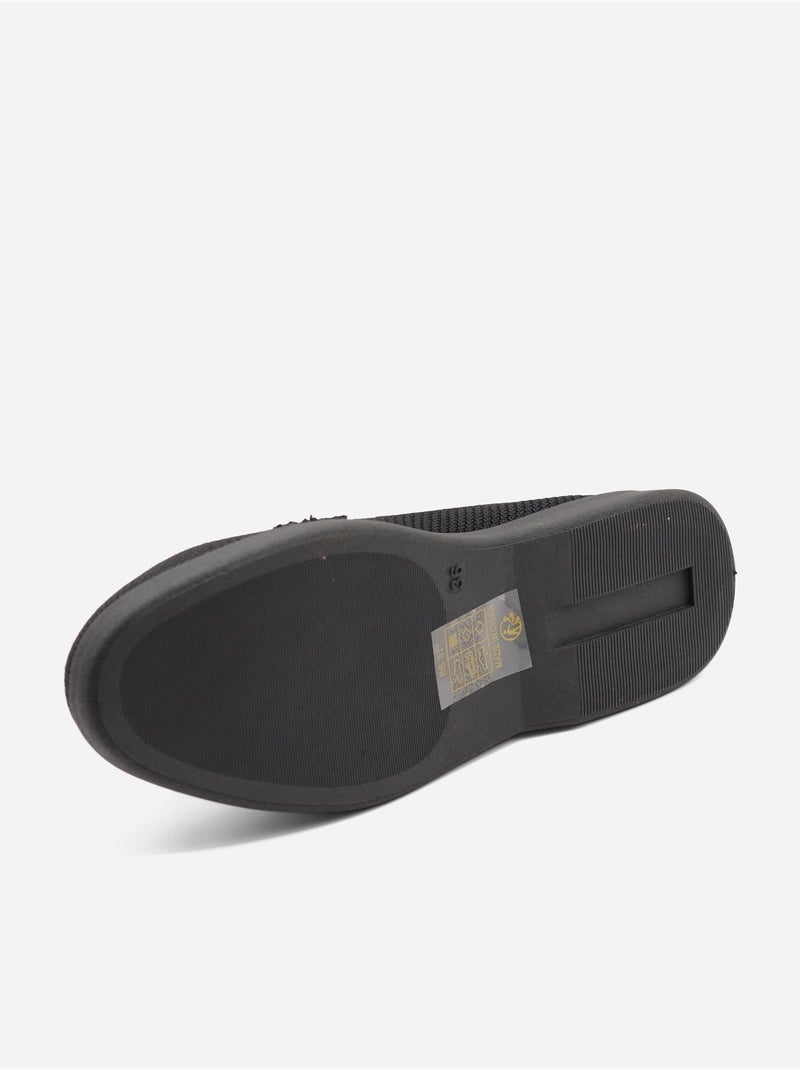 Mocassins à enfiler Noir - Kiabi