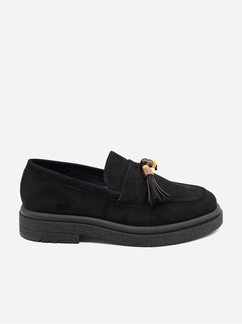 Mocassins à enfiler Noir - Kiabi