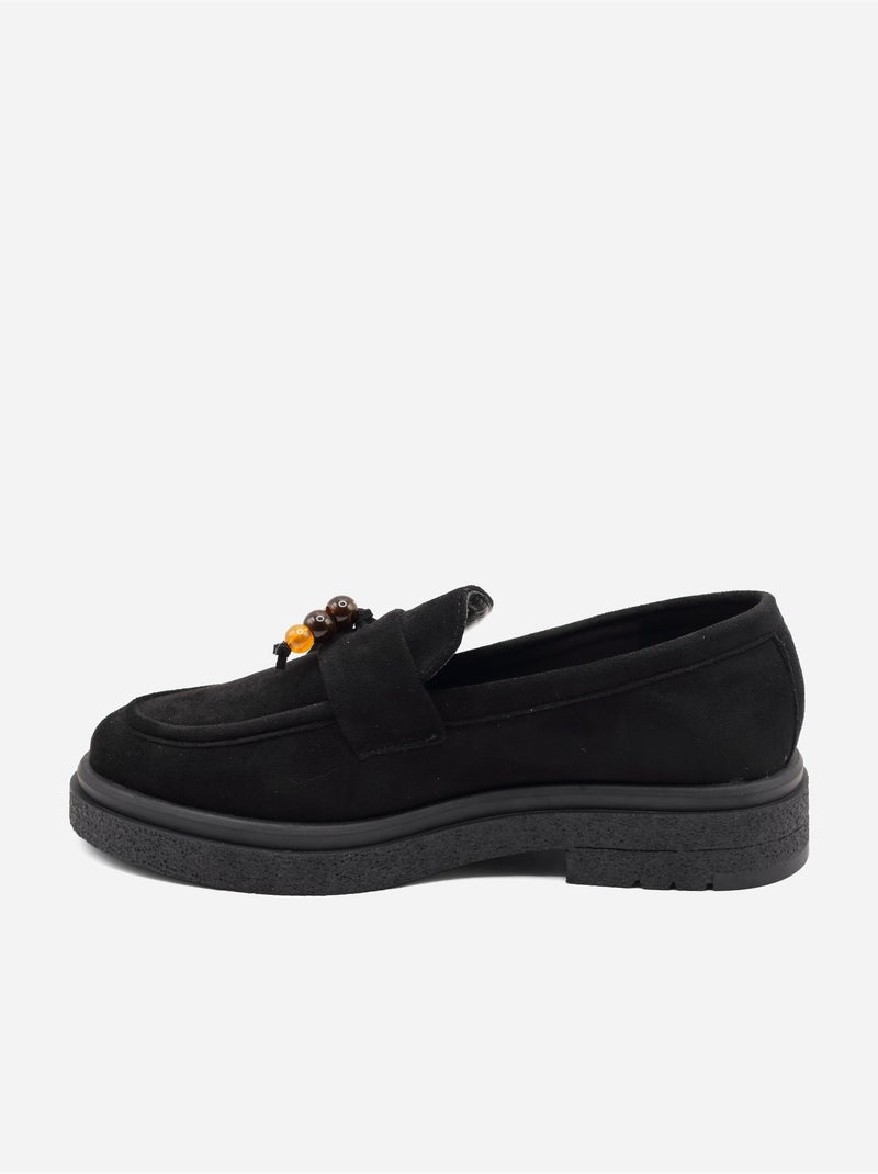 Mocassins à enfiler Noir - Kiabi