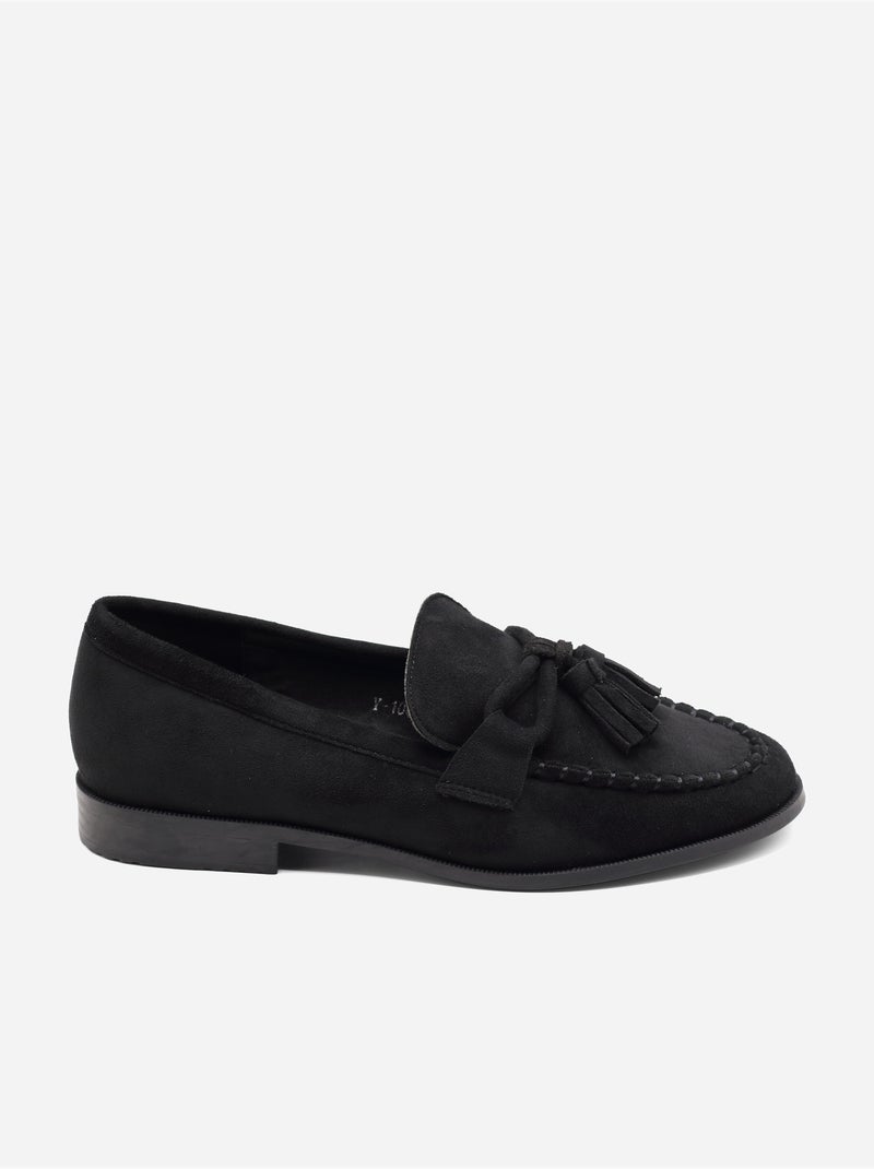 Mocassins à enfiler Noir - Kiabi