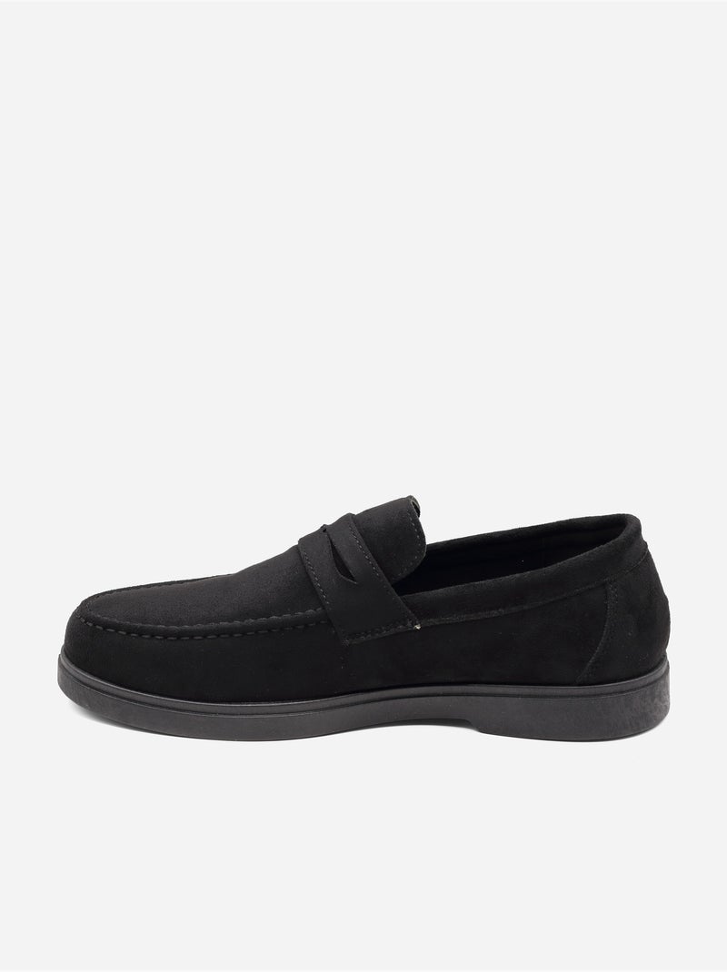 Mocassins à enfiler Noir - Kiabi