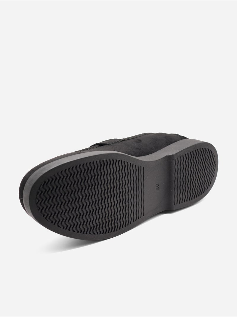 Mocassins à enfiler Noir - Kiabi