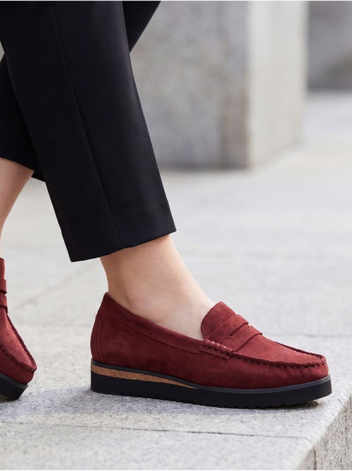 Mocassins à enfiler semelle compensée - pediconfort - Kiabi