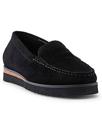 Mocassins à enfiler semelle compensée - pediconfort