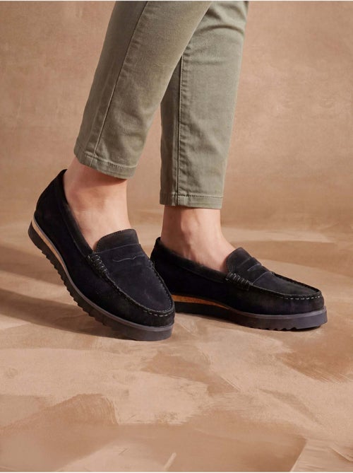 Mocassins à enfiler semelle compensée - pediconfort - Kiabi