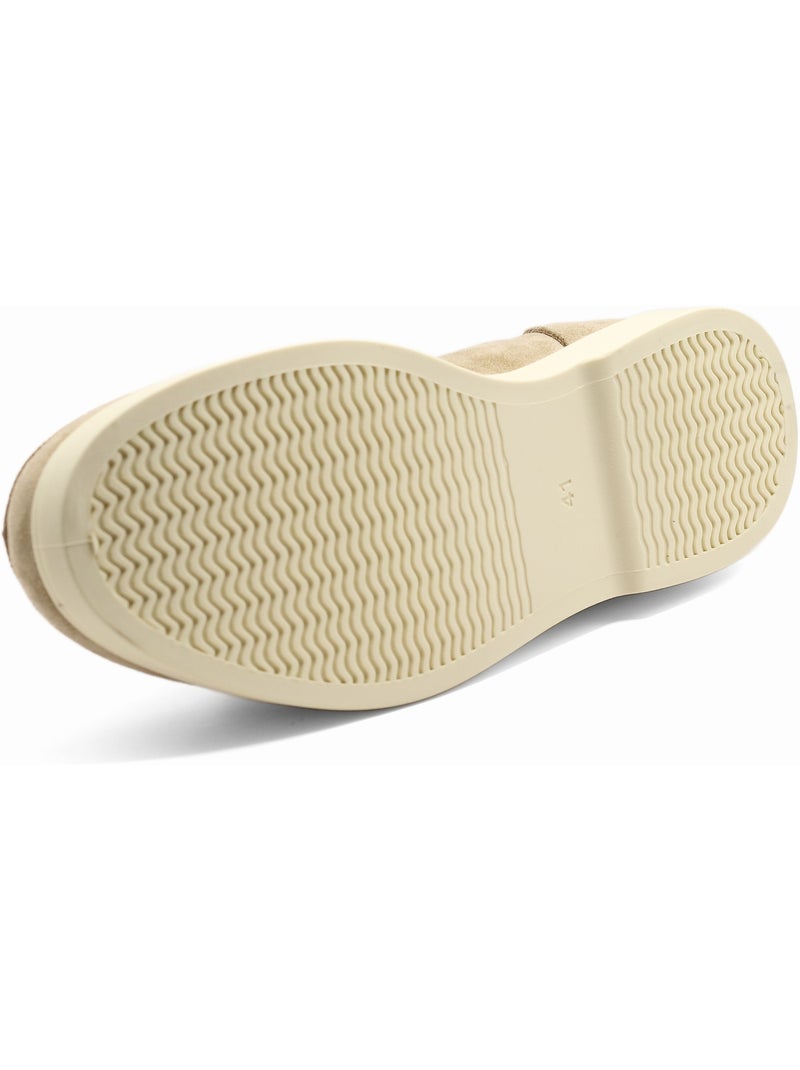 Mocassins à enfiler Taupe - Kiabi