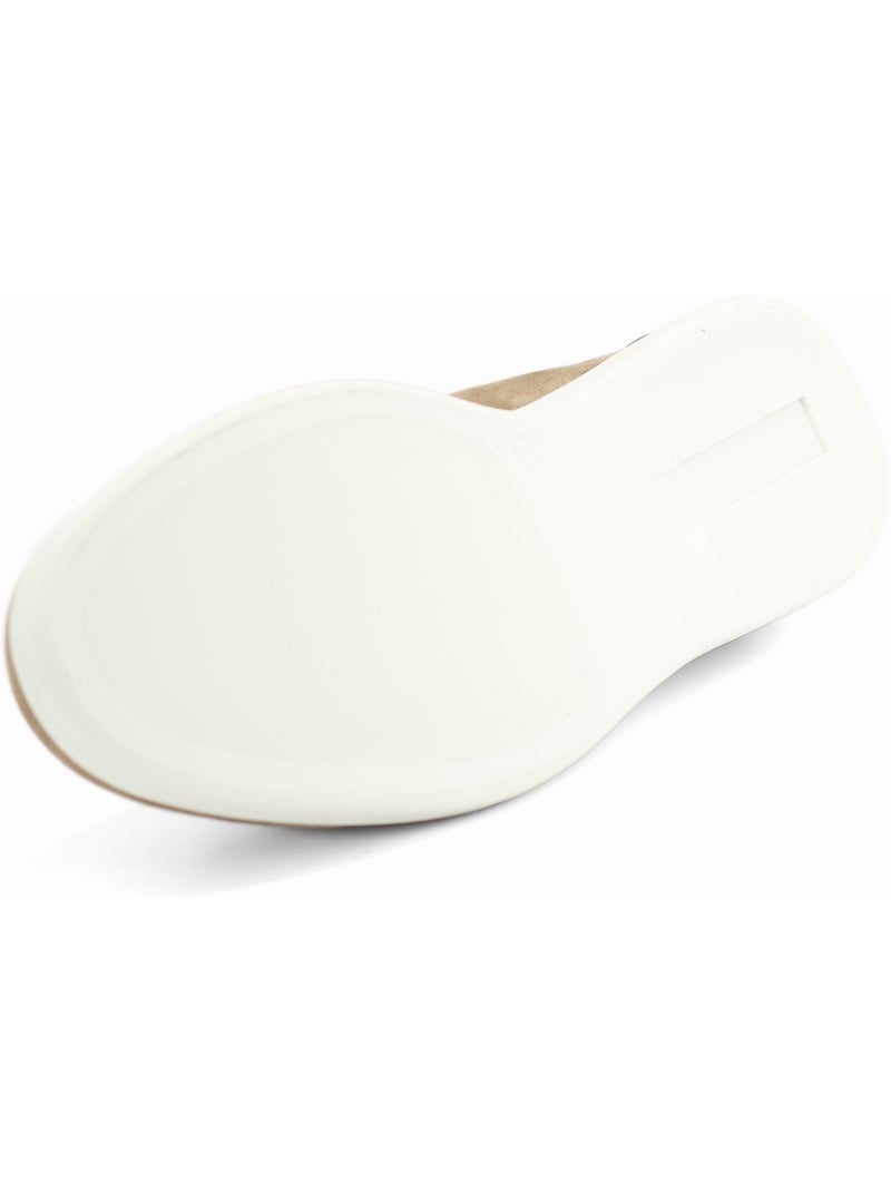 Mocassins à enfiler Taupe - Kiabi