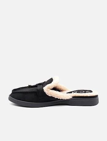 Mocassins à fausse fourrure - C M