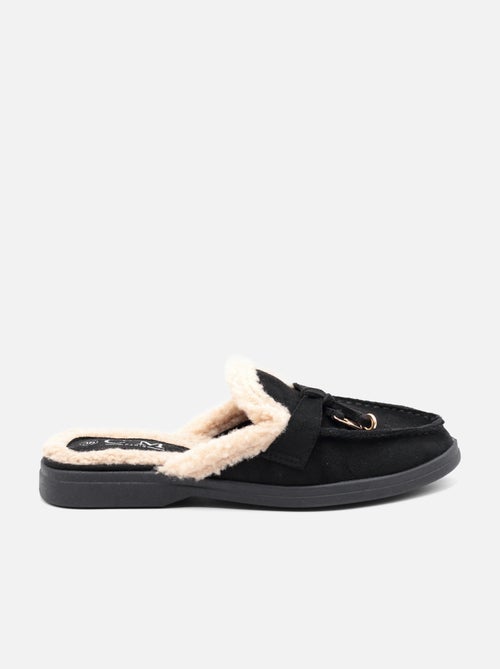 Mocassins à fausse fourrure - Kiabi