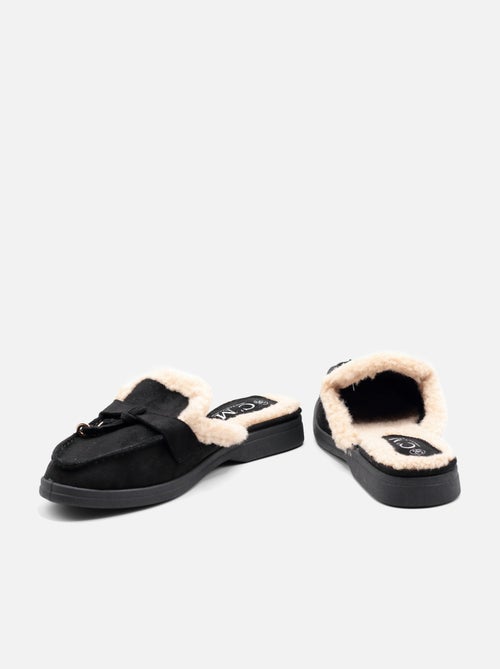 Mocassins à fausse fourrure - Kiabi