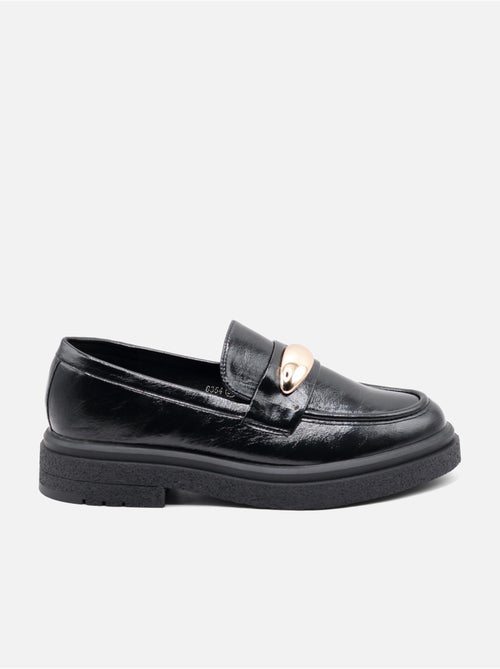Mocassins à finition brillante - C M - Kiabi