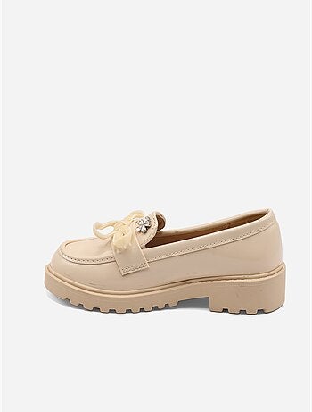 Mocassins à finition brillante