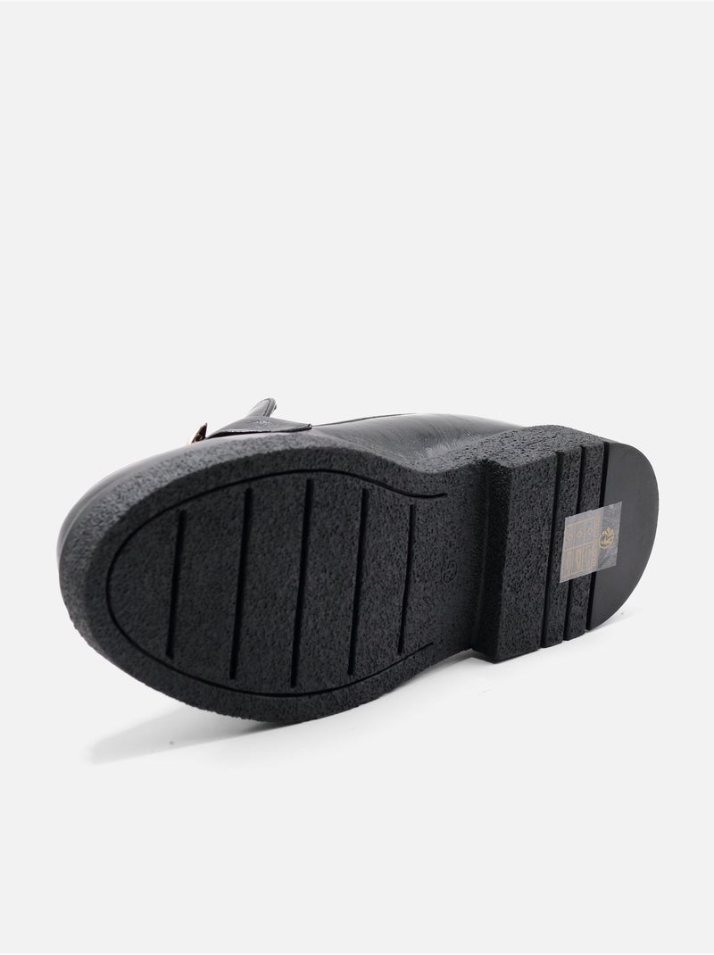 Mocassins à finition brillante Noir - Kiabi