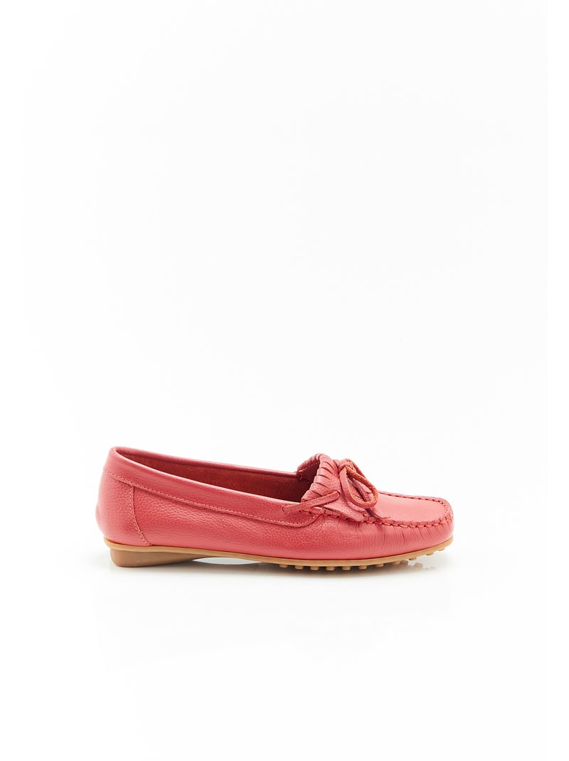 Mocassins à franges - Damart Rose - Kiabi