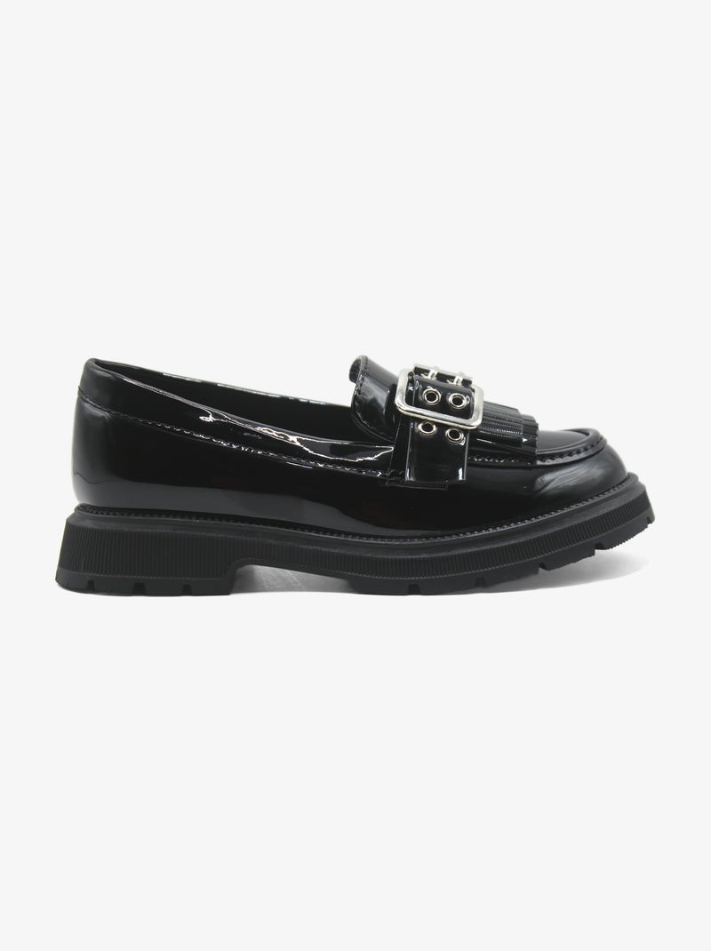 Mocassins à franges Noir - Kiabi