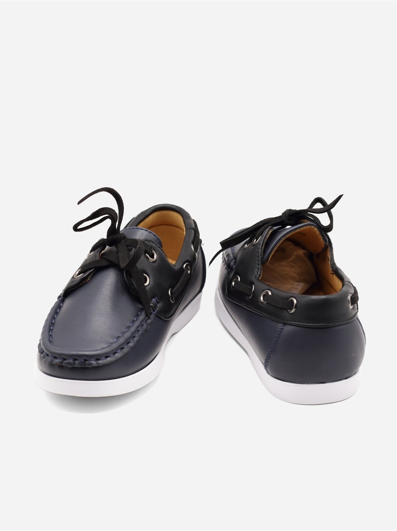 Mocassins a lacets Bleu foncé - Kiabi