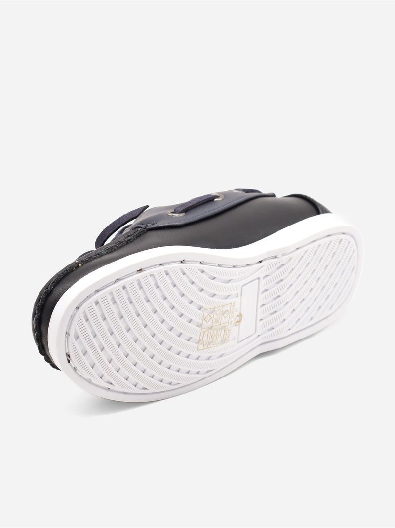 Mocassins a lacets Noir - Kiabi