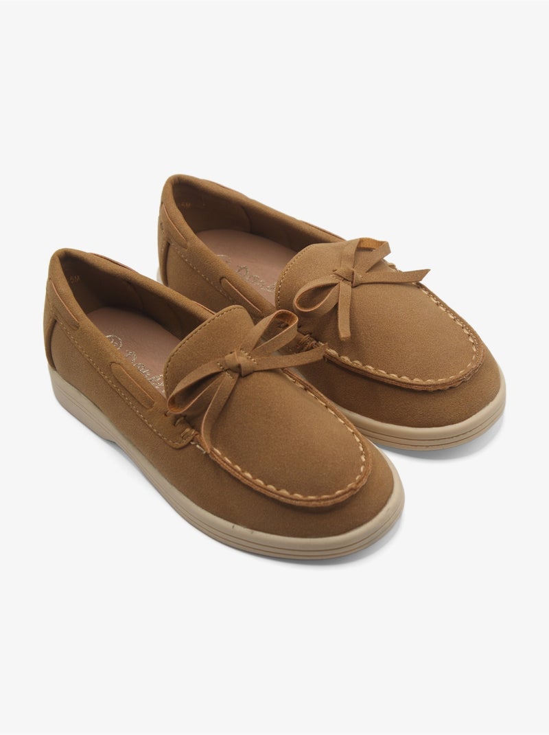 Mocassins à noeuds Camel - Kiabi