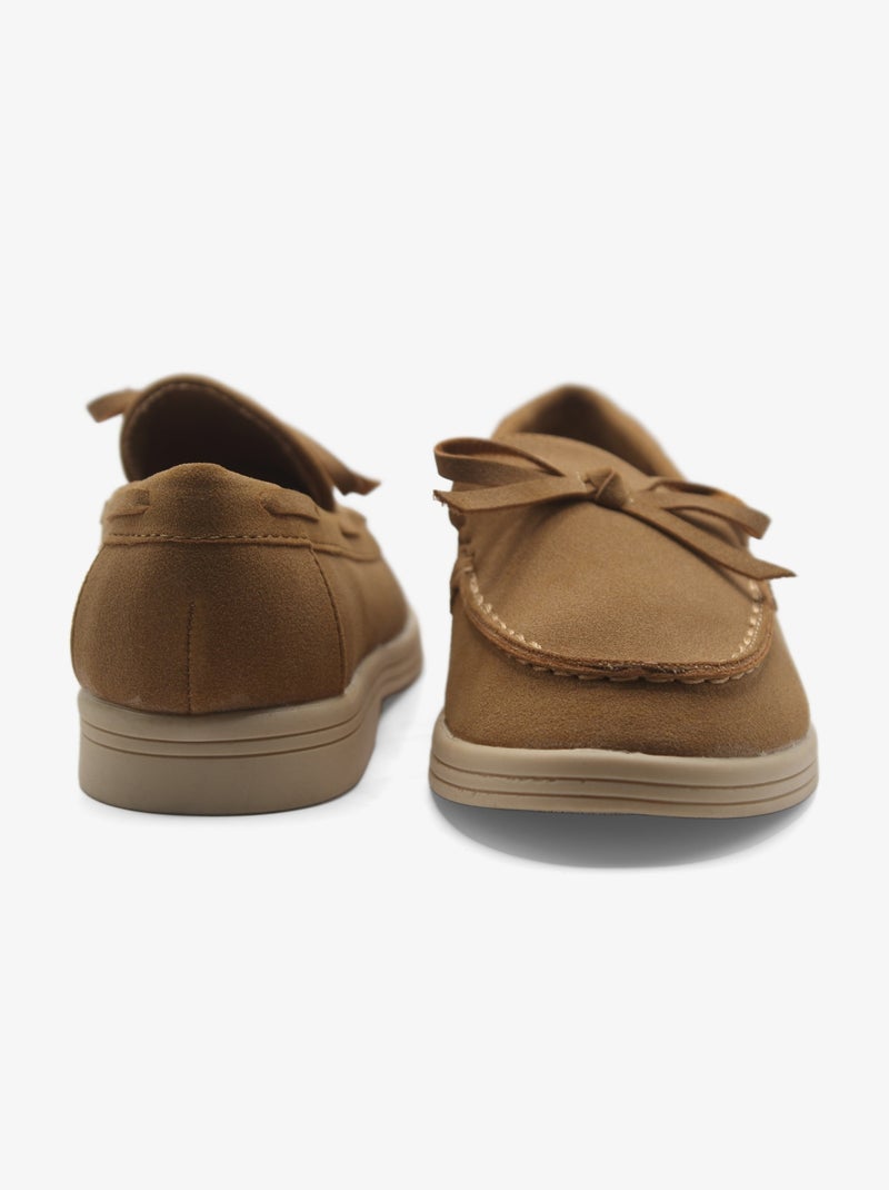 Mocassins à noeuds Camel - Kiabi