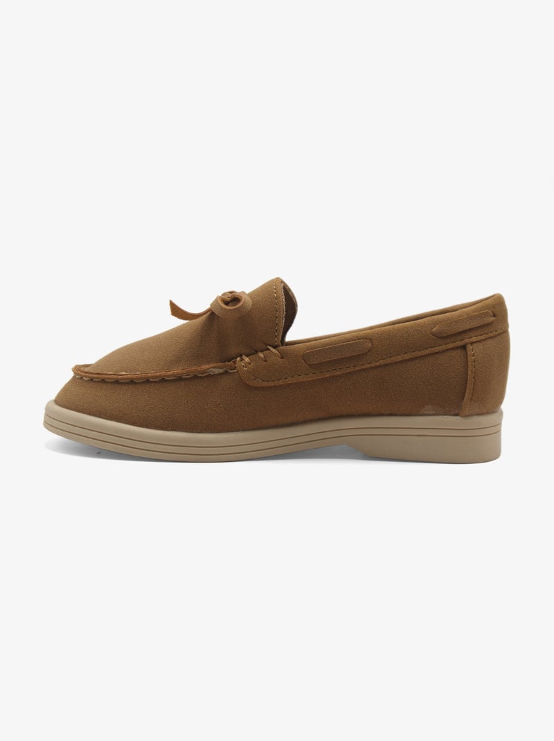 Mocassins à noeuds Camel - Kiabi