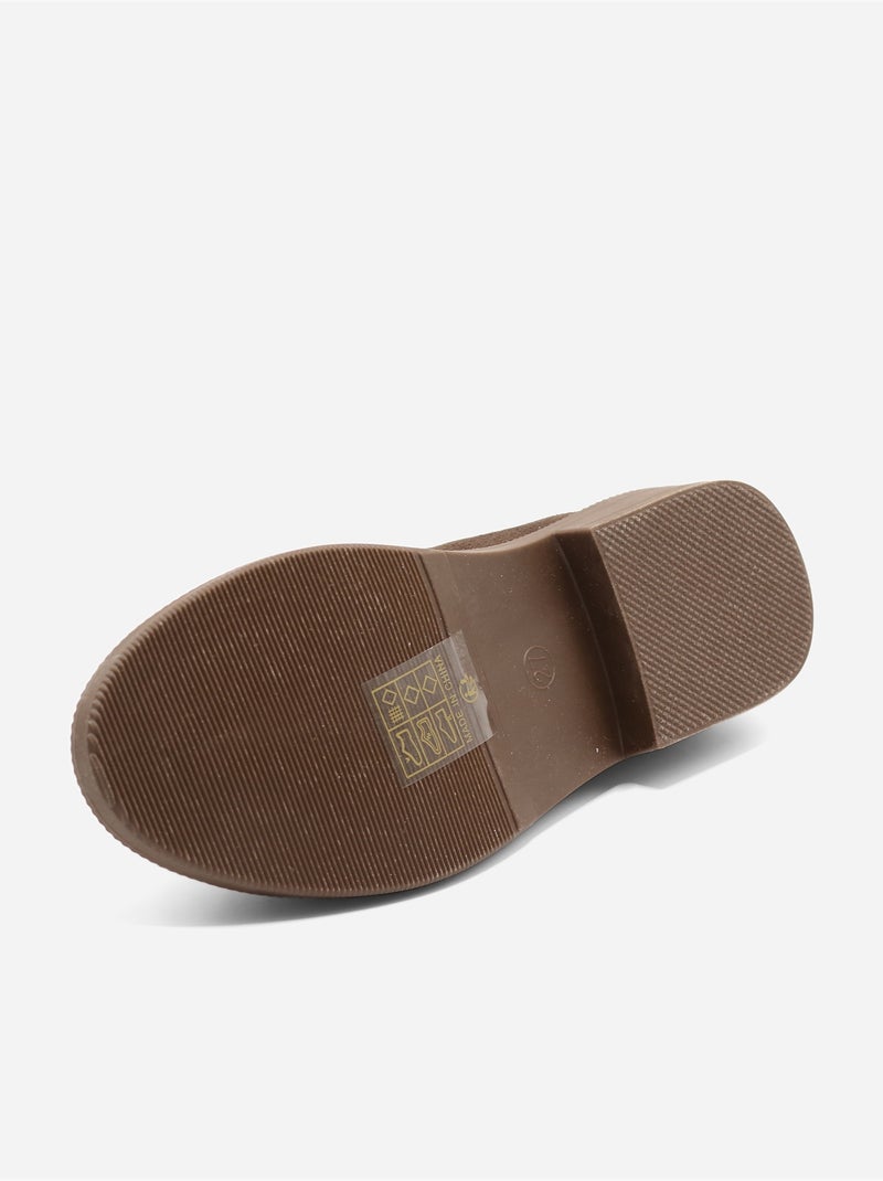 Mocassins à noeuds Marron - Kiabi